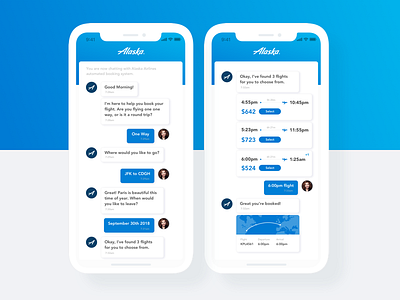Daily UI #013 ai chat chatbot daily ui daily ui 13 flight booking flights mobile app