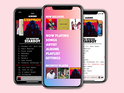 Apple Music Re-Design invisionstudio ios music new redesign