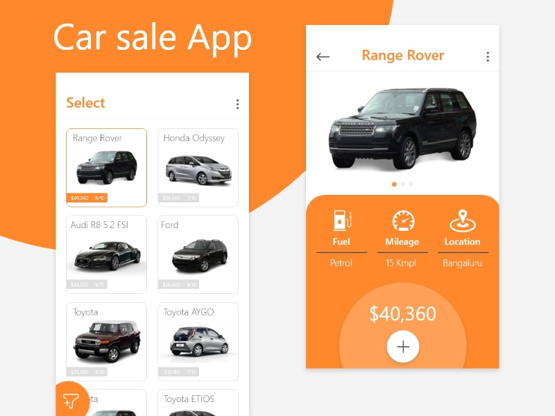 Car Sale App by Vinod SJ on Dribbble