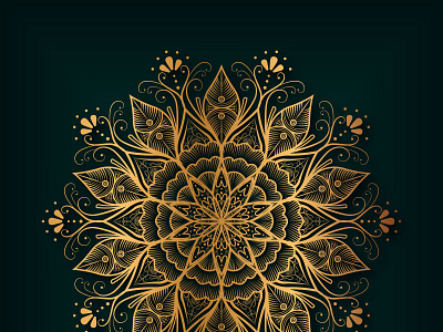 Luxury Floral Mandala Design floral flower luxury mandala vector