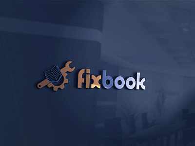 Fixbook Modern Logo Design branding business corporate design graphic design logo