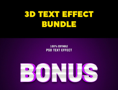 3D Text Effect Layer Style 3d font effect lettering shadow texteffect
