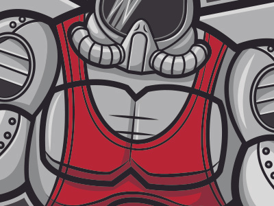 Jet Wrestling fighter helmet illustration jet robot tshirt vector wrestling