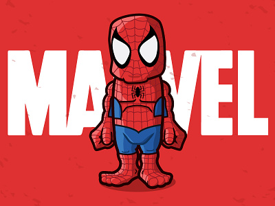 Spiderman character comics illustration marvel parker peter spiderman texture vector webs