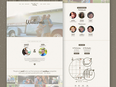 Wedding Website homepage html ui user interface web design wedding wedding website welcome