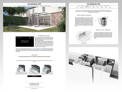 Glashaus 3D Renders + Web Design 3drender design illustration v ray