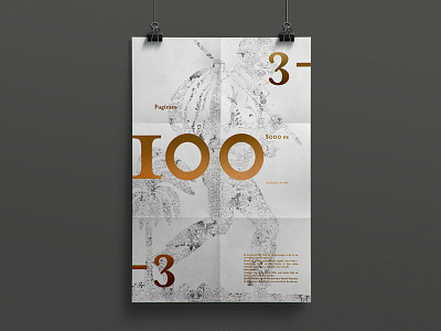 Typographic Poster - Fugiram cataz hot stamping newspaper poster print typography