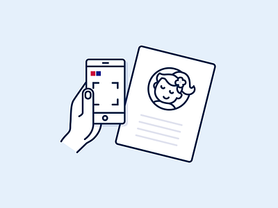 Line Illustration For Banking App