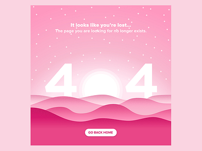 Daily UI 008 404 Page 404 404 page app design daily ui dribbble error page mobile app not found pink ui web design website