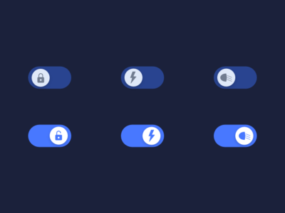 Daily UI 015 - On/Off Switch - Car Controls app app design blue car app car controls daily daily ui dark theme icon set mobile mobile app on off on off switch remote control ui ux vector