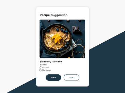 Daily UI 016 - Pop Up/Overlay app app design daily daily ui daily ui 016 diet mobile app pancake pop up recipe redesign suggestion ui ux vector