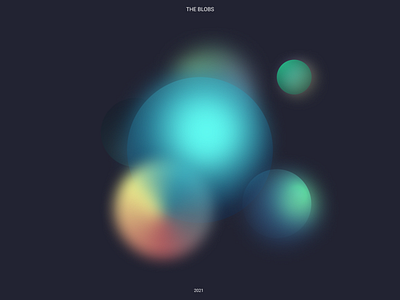 Abstract Blobs abstract background blobs dark figma gradient shapes ui web