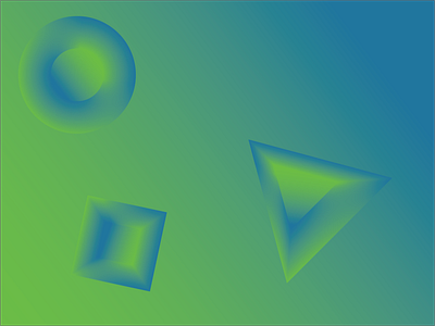 Soft shapes blue circle design gradient green illustration illustrator shapes soft effect vector