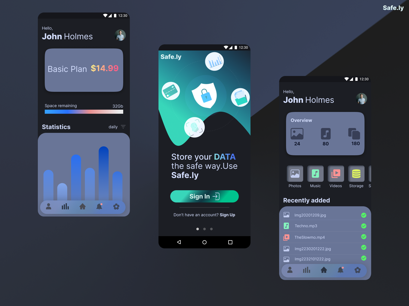 Dark mode App by 🖖Milan on Dribbble