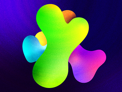 Abstract Shapes abstract design abstract shapes blobs design gradient graphic design illustration vector vibrant