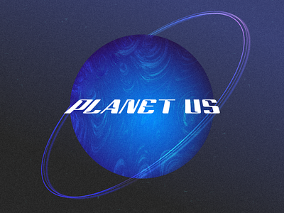 Planet Us abstract gradient graphic design illustration planet vector