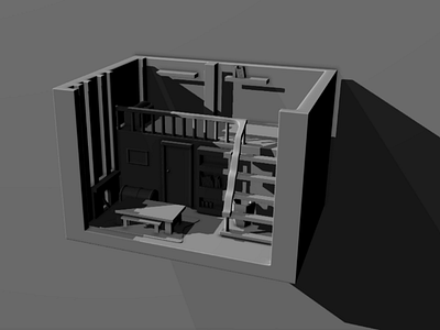 3D Room illustration 3dart