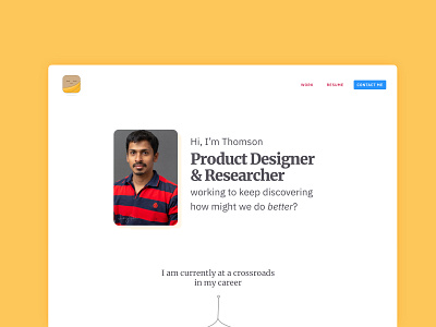 Portfolio redesign 2.0 personal portfolio product designer redesign website design