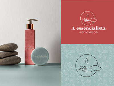 Identidade Visual (Branding) - A essencialista aromatherapy beauty branding branding design care design designer illustrator logo logo design
