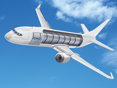 B737-700 Full-Freighter Rendering