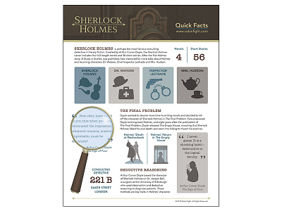 Sherlock Holmes Infographic