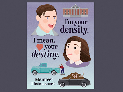 Back To The Future Greeting Card