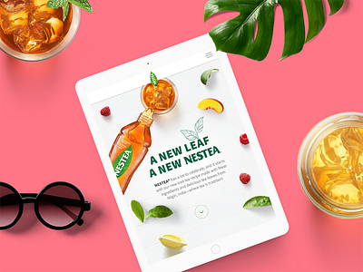 Nestea comp design ui website