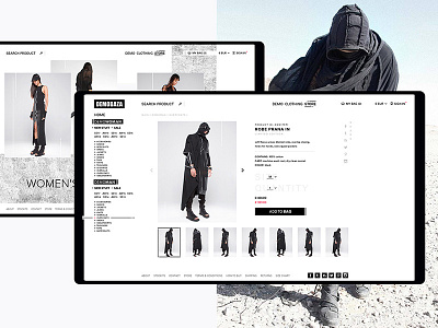 Demobaza Product Card card demobaza e commerce fashion futuristic product shop store ui ux