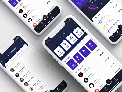 Cradle: Transfer app bank banking cradle finance fintech ios iphone x mobile money transfer ui ux