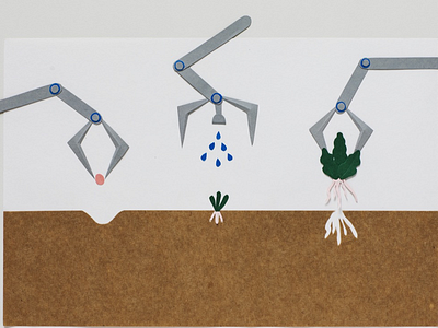 Paper agribot agriculture education farm paper plants robot robotic