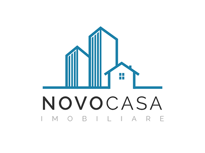 NovoCasa Imobiliare estate logo real