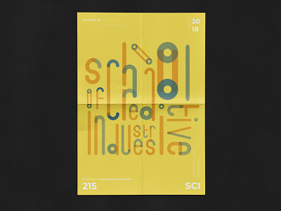 Typography mechine Poster branding design graphic design logo poster art typogaphy typography vector