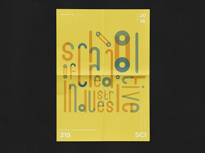 Typography mechine Poster