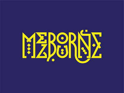 Melbourne - Custom Typography custom typeface custom typography handlettering melbourne typogaphy