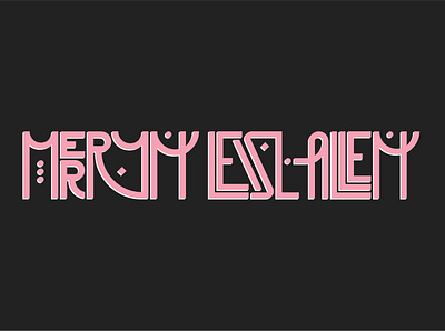 Merryn Leisl Allen Wordmark logotype type type art typedesign typgraphy wordmark