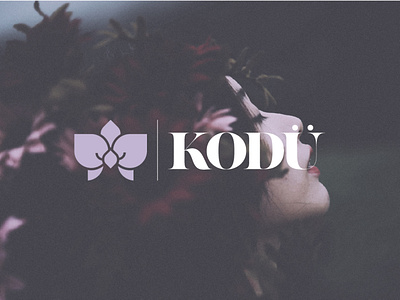 Kodu design floral icon logo logo design logo design branding orchid