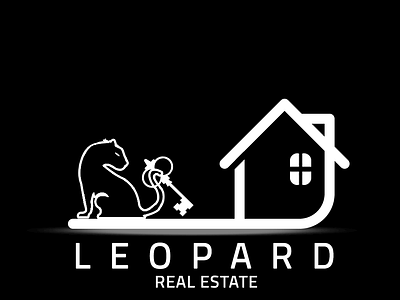 Real Estate Black adobe illustrator adobe photoshop logo