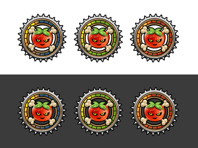 Loader for social game animation bones circle gif glass loader metal preloader scar shine spikes tomato