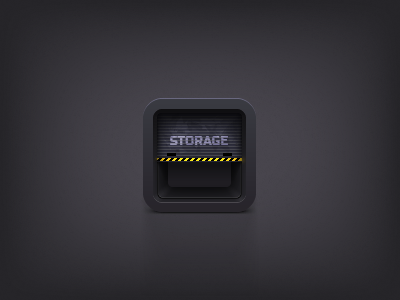 Storage icon (Tribute to Kamil Khadeyev) ai icon ios vector