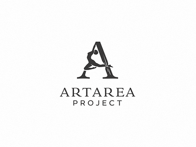 Artarea project circus dance graphic design gymnastic logo logo design pole dance school sport