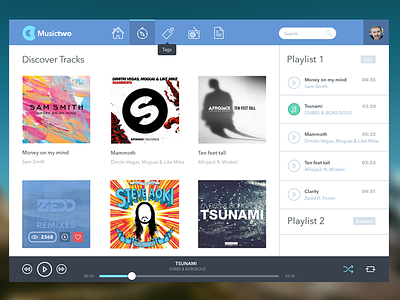 Music player app bejtuladesign design desktop freebie giveaway music player psd ui ux web