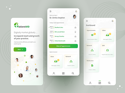 Doctor's Mobile App Design app clinic dashboard dashboard design design doctor app doctor appointment health care healthcare illustration ios app design medical app mobile app design patient patient app patient appointment telemedicine ui