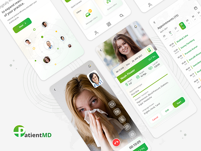 Clinic Mobile App appointment appointment booking appointment calendar clinic doctor doctor appointment health care healthcare ios medical app mobile application patient patient app patient appointment telemedicine ui design video chat video conference