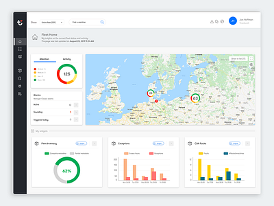 Trackunit Manager - Fleet Management Dashboard UI branding concept concept design dashboard app dashboard design dashboard ui ui ux ux design uxui web app web app ui web ui web ui design