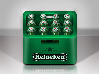 Heineken Icon app beer bottle crate heineken icon photoshop