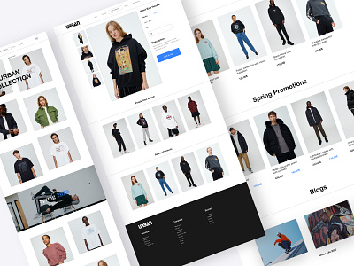 Urban Style E-commerce adobe xd branding feature features minimal minimalism mobile motion product design tbilisi trendy typography ui ui design ux ux ui ux design web web concept web design