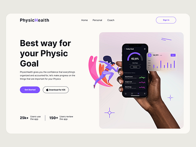 Activity App - Landing Page @app @concept @glass @glassmorphism @landing @mobile adobe xd design illustration logo ui ui design ux ux design web concept web design