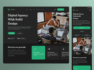 Digital Agency Mobile Responsive