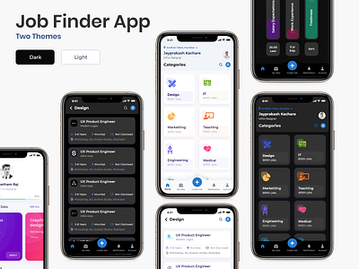 Job Finder App Concept