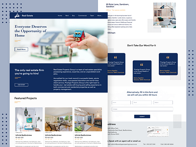 Real Estate -Landing Website adobe xd background checkbox creative dark design designoweb gradient icon illustration landing page menubar minimal projects realstate services theme ui uiux websites